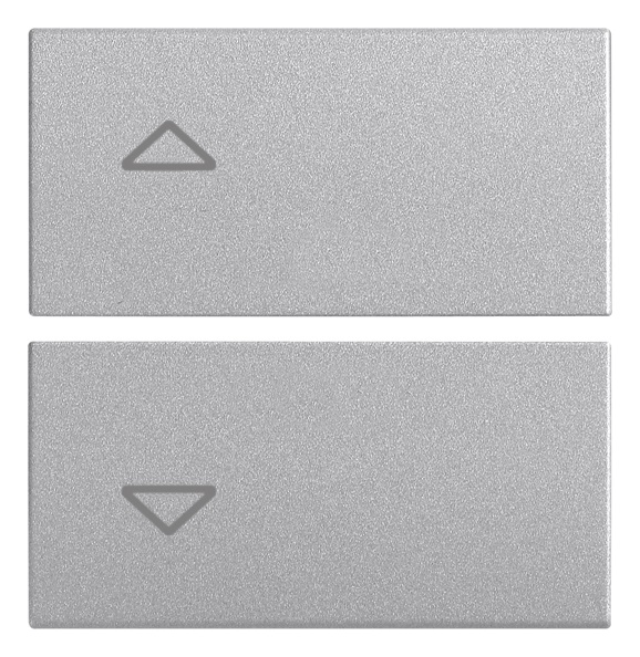Due mezzi tasti 2 moduli simboli frecce per comando Next installazione elettrica