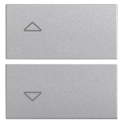 Due mezzi tasti 2 moduli simboli frecce per comando Next installazione elettrica