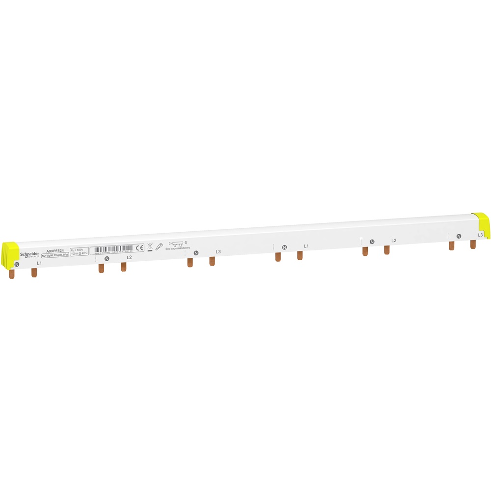 Pettine di collegamento tagliabile iC60 Vigi 40/63A (L1L2) 24 moduli