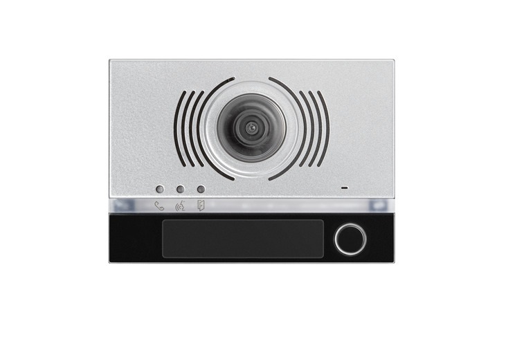 Alpha, frontalino per VPE (audio e video) con 1 pulsanti e DDA