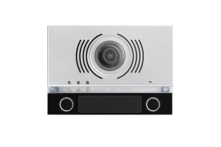 Alpha, frontalino per VPE (audio e video) con 2 pulsanti e DDA