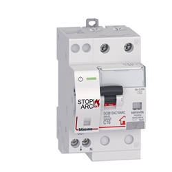 Interruttore magnetotermico differenziale BTDIN STOP ARC 1P+N 16A 30mA curva C 230V AC sicurezza elettrica