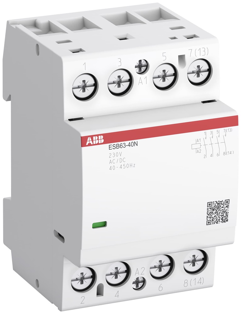 Contattore installazione ESB63 63A 4 NO 24V controllo 400Hz uso domestico e industriale