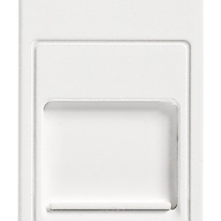 Adattatore portello RJ45 Keystone bianco