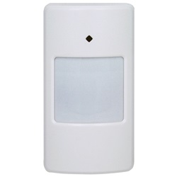 Sensore PIR Pet Immunity per sicurezza avanzata con riduzione falsi allarmi animali piccoli, ideale per installazioni interne impianti elettrici