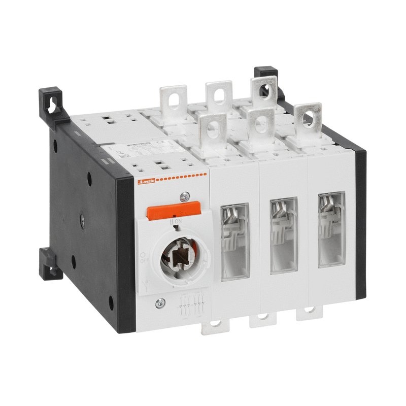 Commutatore sezionatore tripolare 3P 160A AC21A per impianti elettrici industriali