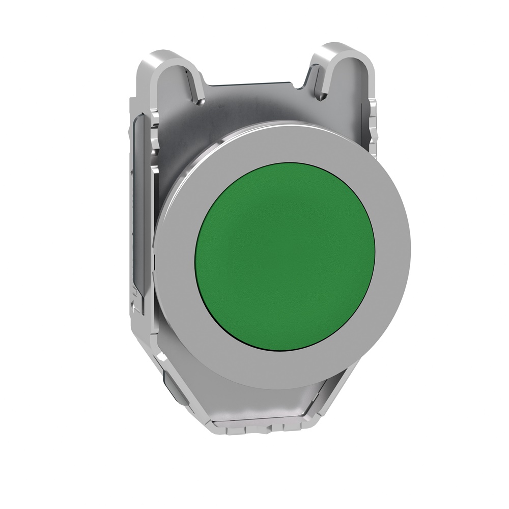 Testa pulsante verde filopannello