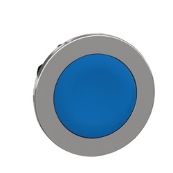 Testa pulsante blu filopannello