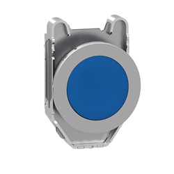 Testa pulsante blu filopannello