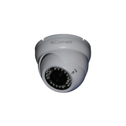 Telecamera AHD minidome HD, ottica varifocal 2.8-12mm, IR 35m, contenitore IP66