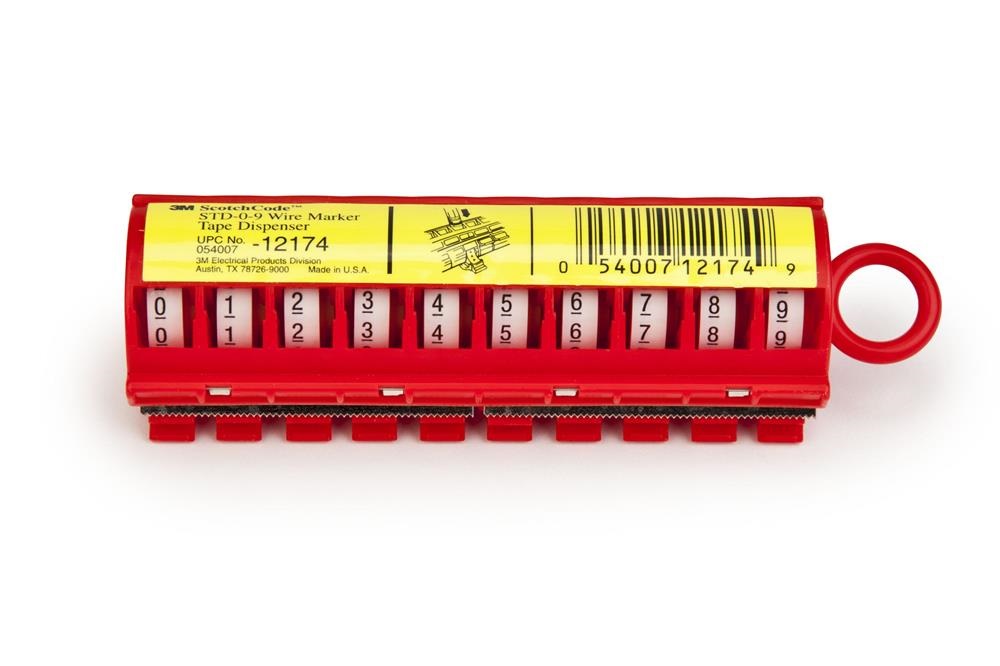Dispenser per nastro marcatore filo STD-0-9 3M™ ScotchCode™, 25 per confezione