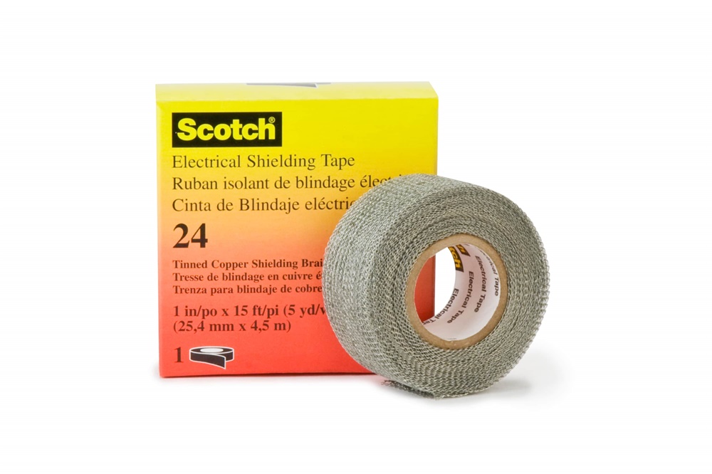 Nastro schermatura elettrica rame stagnato 25 mm x 4,6 m per messa a terra e protezione cablaggio professionale