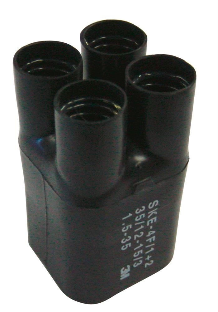 3M™ Calotta preformata termorestringete a 4 vie SKE 4F/1+2 , terminazione sezione cavi da 4-35 mm², confezione allingrosso da 80pz
