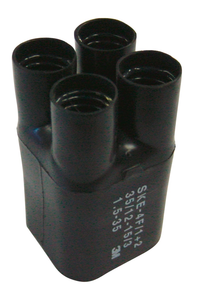 Calotta termorestringente 3M 4 vie per terminazioni cavi 4-35 mm² isolamento e sigillatura professionale