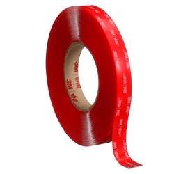 Nastro adesivo 3M VHB 4910F trasparente 12 mm x 33 m spessore 1 mm per fissaggi elettrici e industriali durevoli