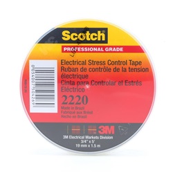 Nastro isolante per il controllo dello stress Scotch(R) 2220, 19 mm x 4,5 m, 100 rotoli per confezione