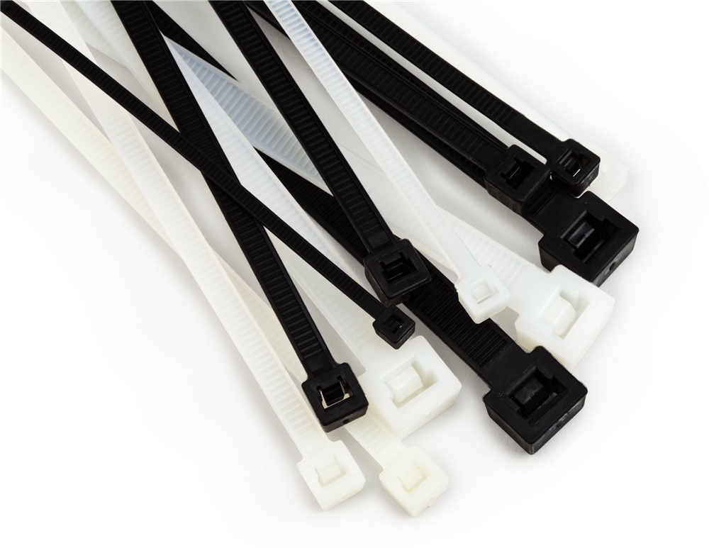Fascetta nylon 3M Scotchflex FS200 CW 200x4,8 mm nera uso elettrico