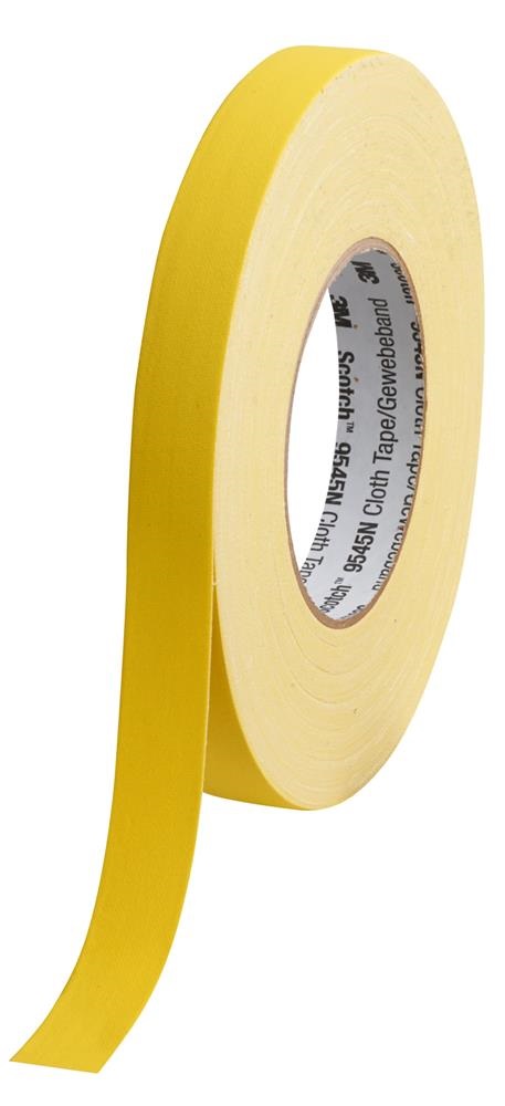 Nastro in stoffa Scotch® 9545N, giallo, 19mm x 50m