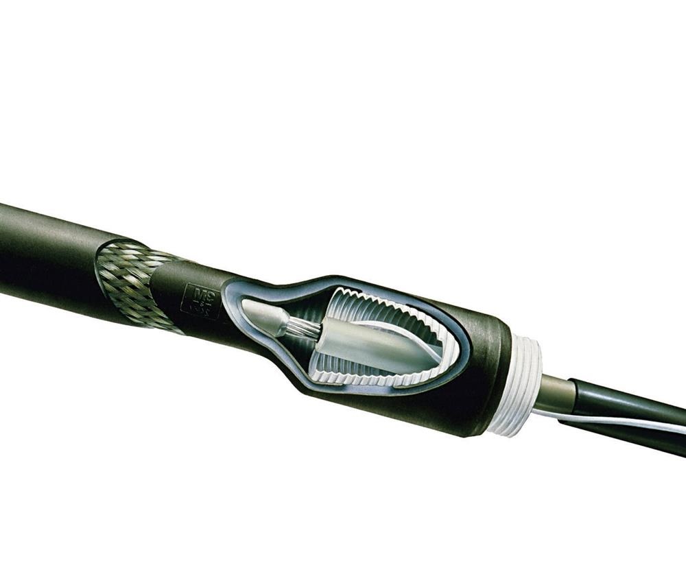 Kit per giuntura a medio voltaggio retraibile a freddo 3M™ QS2000 93-AP 220-3, per applicazioni fino a 24 kV. Un pacco per confezione.