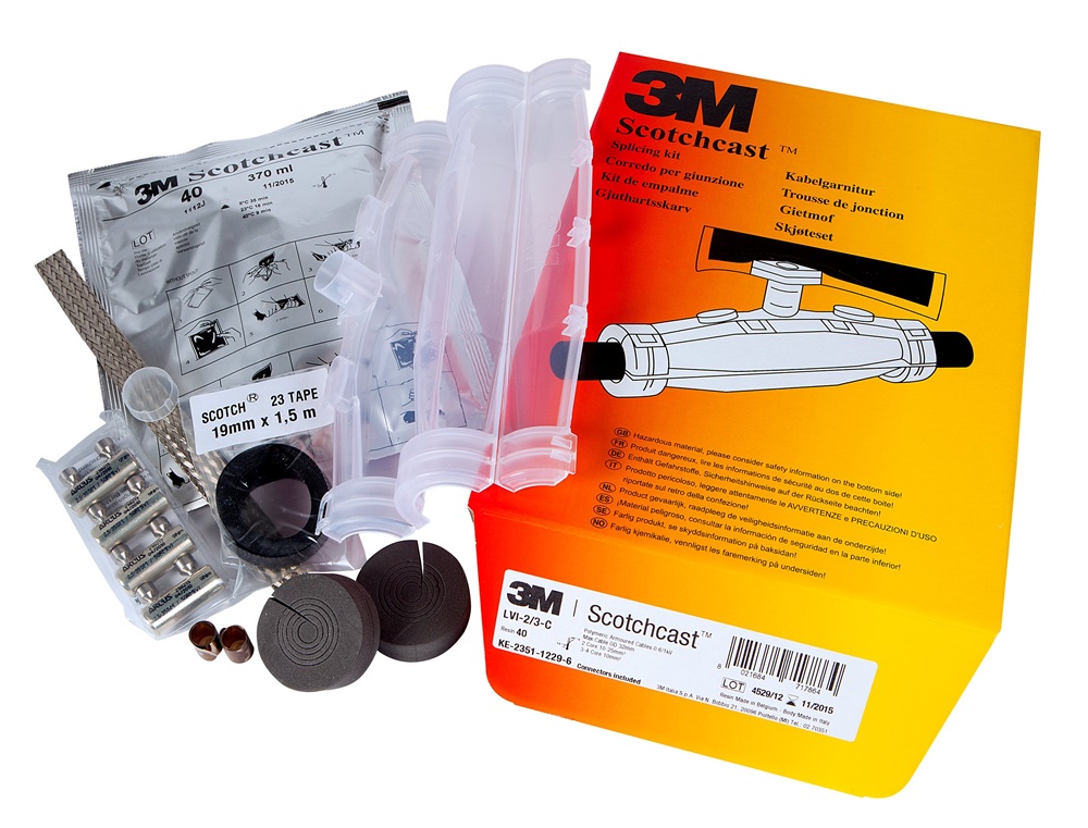 Kit per giunture in resina 3M™ Scotchcast™ LVI-0/1