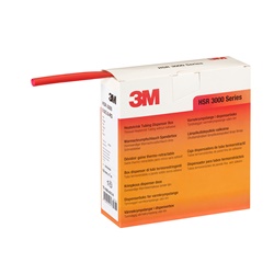 Guaina termorestringente 3M HSR-3000 18/6 mm rosso isolamento e protezione cavi bassa tensione dispenser 5 mt
