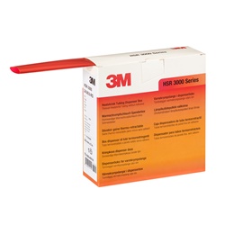 Guaina termorestringente 3M HSR-3000 24x8 mm rossa per isolamento e identificazione cavi industriali