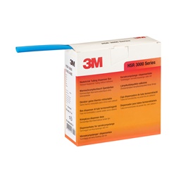 Guaina termorestringente 3M HSR-3000 6,0/2,0 mm blu isolamento e protezione cavi elettrici confezione dispenser 10 mt