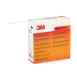 Guaina termorestringente 3M HSR-3000 poliolefina 3:1 isolamento e protezione cavi bassa tensione bianco 10 mt dispenser
