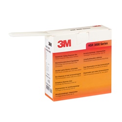 Guaina termorestringente 3M HSR-3000 poliolefina parete sottile 3:1 isolamento e protezione meccanica cavi bassa tensione bianco 24,0/8,0 mm dispenser 5 mt