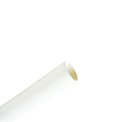 Guaina termorestringente poliolefina 18/6 mm bianco per cablaggio elettrico