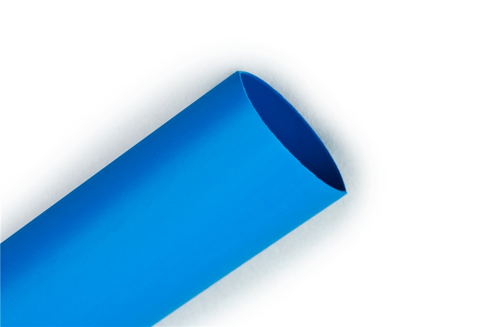 Guaina termorestringente 3M GTI-3000 3:1 parete sottile isolamento e protezione cavi elettrici blu 3,0-1,0 mm spezzone 1 metro