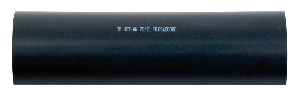 Guaina termorestringente 3M HDT-AN 70/21 mm parete spessa adesivo hot melt isolamento protezione cavi IP68 nero spezzoni 1 metro