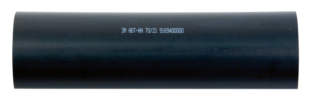 Guaina termorestringente HDT-AN 70/21 mm adesivo interno isolamento elettrico esterno nero
