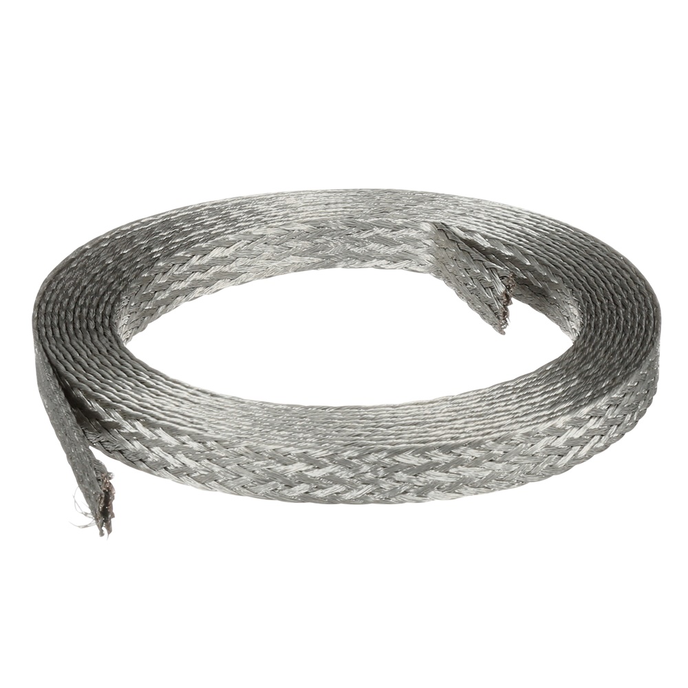 Treccia messa a terra piatta 25 mm² rame stagnato flessibile per installazioni elettriche sicure