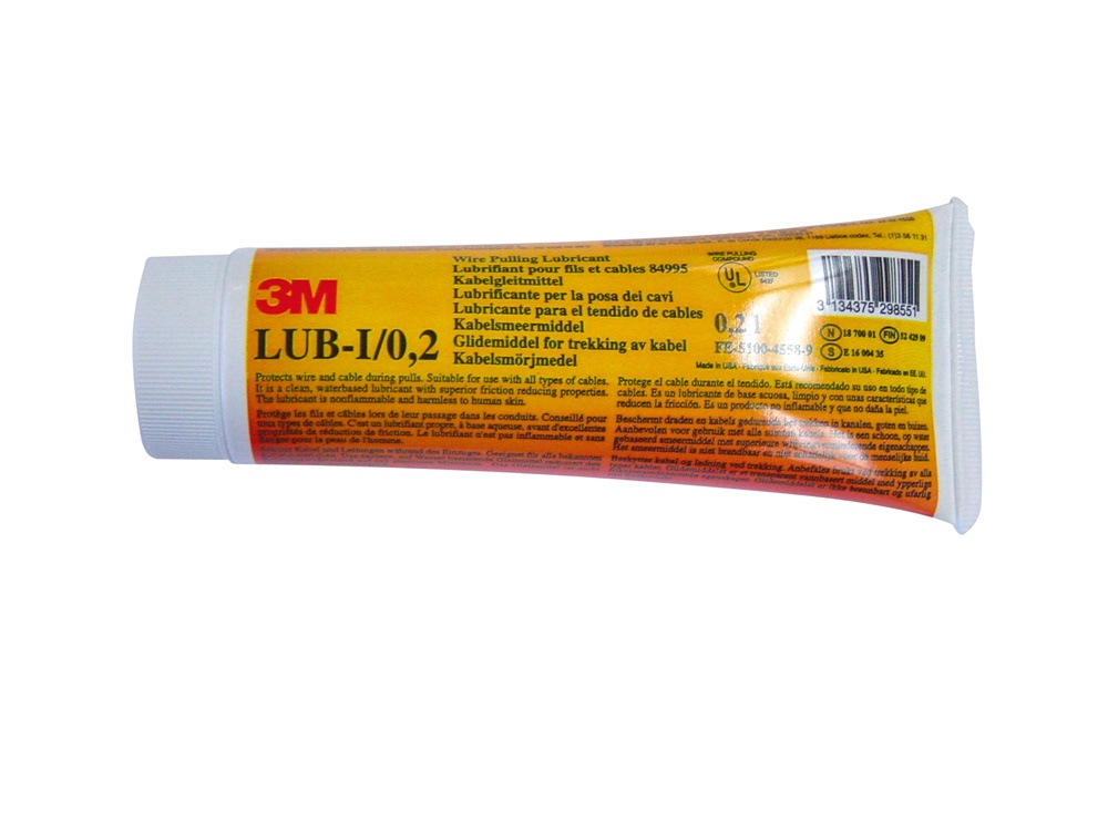 Gel lubrificante 3M LUB-I per posa cavi elettrici ed elettronici tubetto 0,2 lt alta efficienza protezione guaine