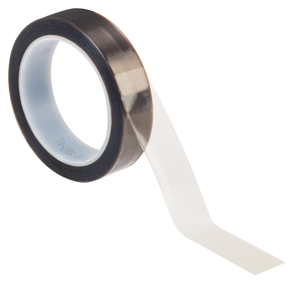 3M™ Nastro per isolamento elettrico PTFE 60, traslucido, Adesivo siliconico, pretagliato 15mm x 33m