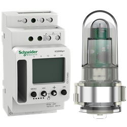 Interruttore crepuscolare digitale programmabile IC2000p+ 2-2000 lux 7 giorni esterno
