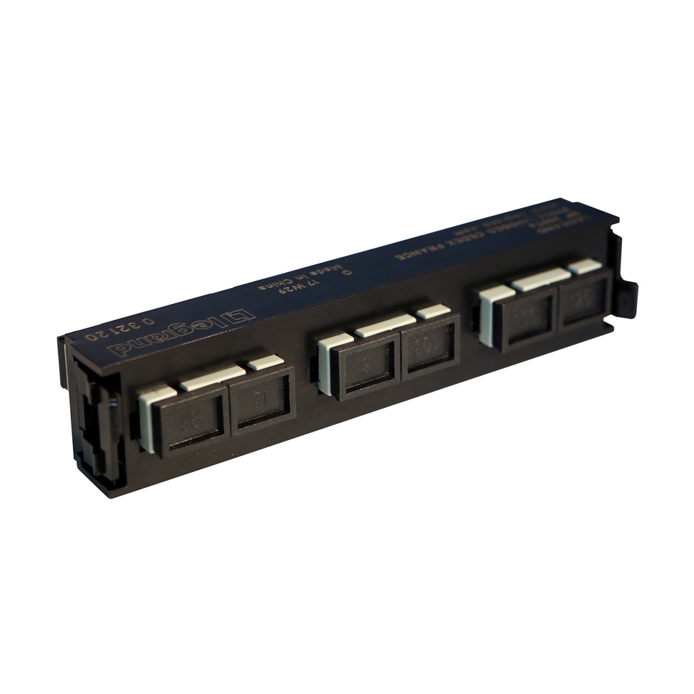 Blocco bussole fibra ottica 6 fibre SC multimodale per cablaggio strutturato