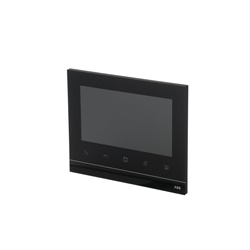 Monitor touchscreen 7 pollici nero compatto con hotkeys e loop induzione per controllo intuitivo ambienti professionali