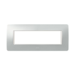 Placca Xite 7 moduli naturale design raffinato per installazioni elettriche incasso residenziale e commerciale