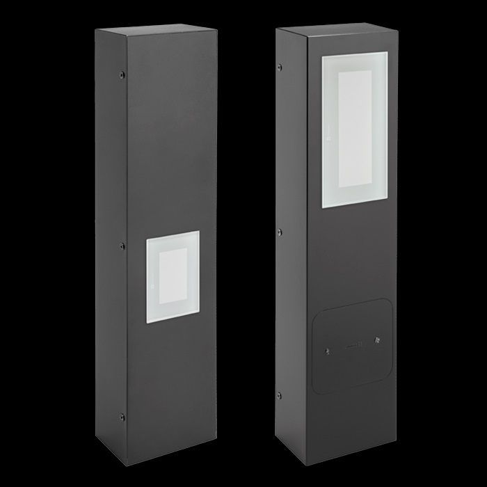 KIT3 STILE POST LED 4K GRIGIO