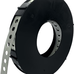 Bandella perforata zincata 12 mm x 0,7 mm x 10 m per fissaggio tubi e condotti edilizia