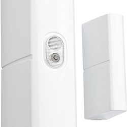 Contatto radio bianco wireless per protezione porte e finestre, trasmissione Dual Band, batteria lunga durata, compatibile centrali Proxinet, installazione senza cablaggi