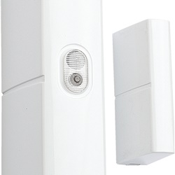 Contatto radio bianco wireless per protezione porte e finestre, trasmissione Dual Band, batteria lunga durata, compatibile centrali Proxinet, installazione senza cablaggi