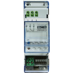 Attuatore universale per carichi esterni 230V 4A BUS-SCS 2 moduli DIN controllo segnalazioni reparto