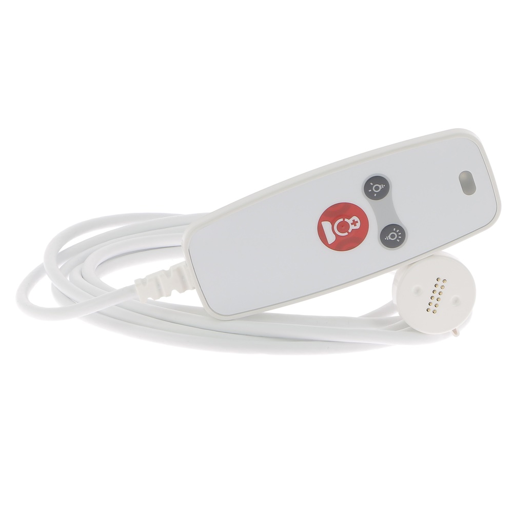 Pulsantiera 3 tasti IP67 ergonomica con LED per controllo luci e chiamata paziente