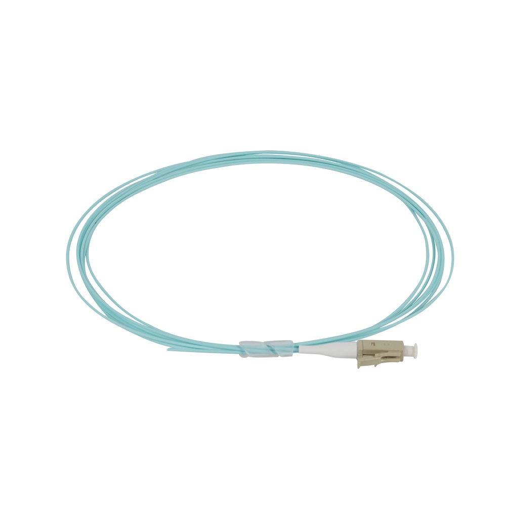 Pigtail fibra ottica multimodale OM3 50/125 LC 2m PC per telecomunicazioni e data center