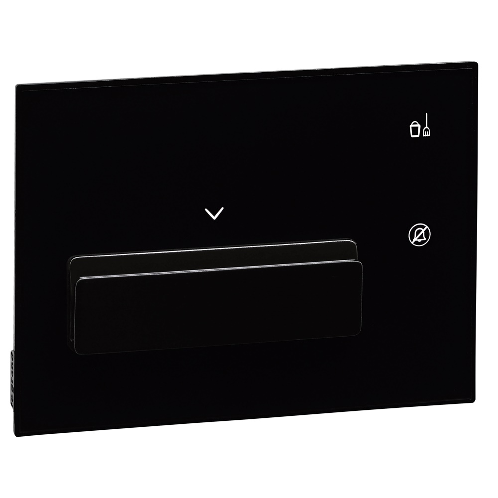 Tasca porta badge RFID bus plastica nero con lettore integrato per controllo accessi sistemi bus
