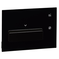 Tasca porta badge RFID bus plastica nero con lettore integrato per controllo accessi sistemi bus