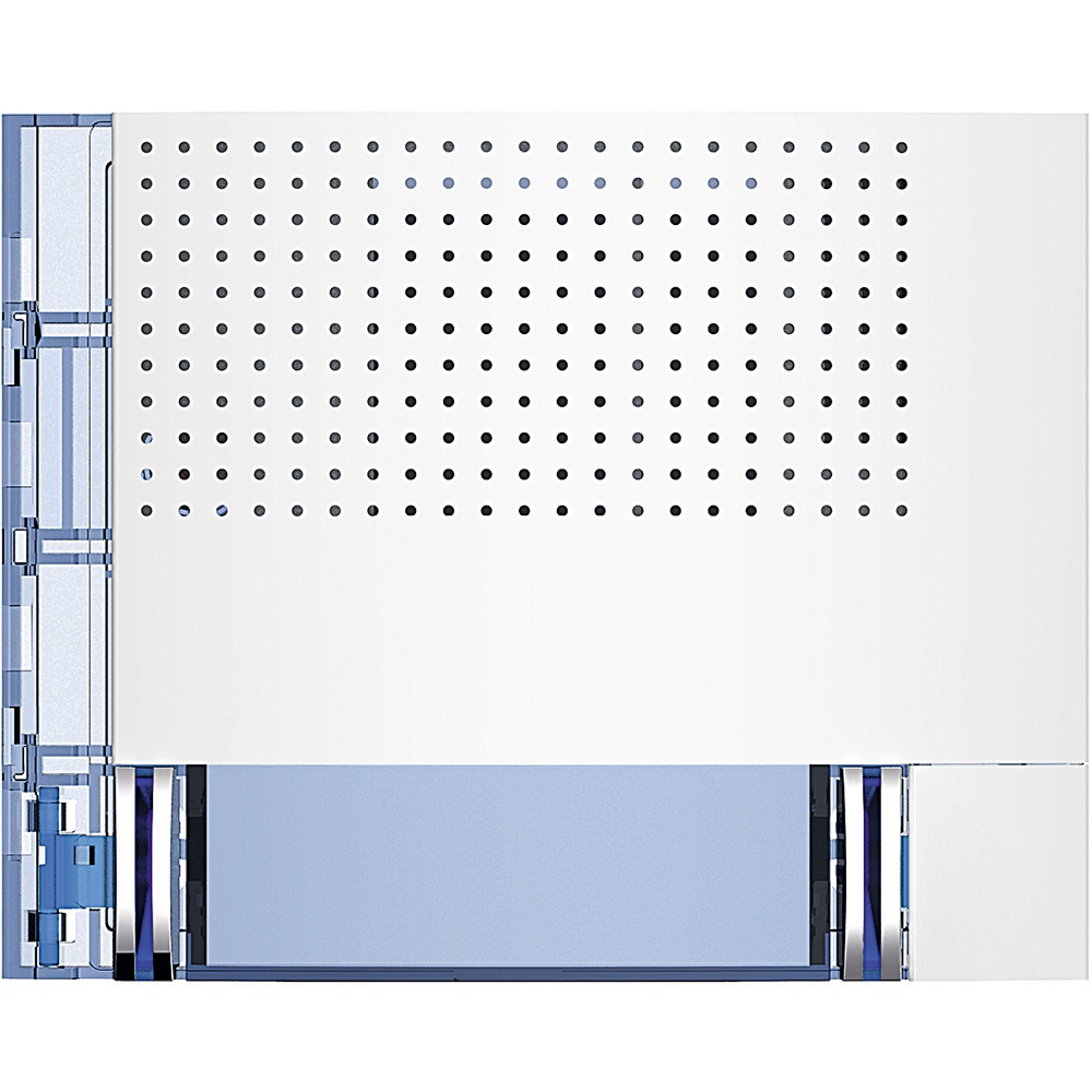 Base porta FR doppia fila 2 pulsanti montaggio incasso allwhite per impianti elettrici professionali